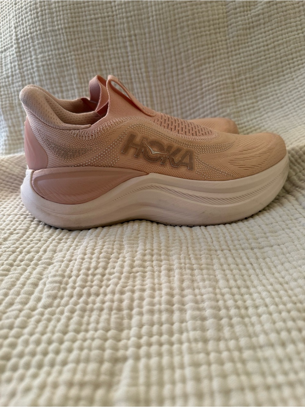 Hoka Women's Slip-On Running Shoes - Blush Pink - Picture 4 of 5